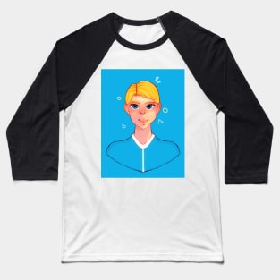 Smiling girl Baseball T-Shirt